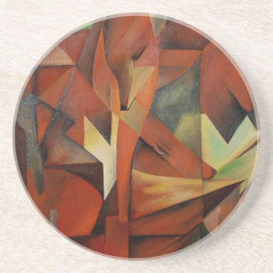 Füchse Sandstein Untersetzer