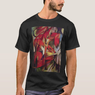 Füchse von Franz Marc, Vintage Abstrakte kubistisc T-Shirt