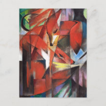 Füchse von Franz Marc, Vintage Natur