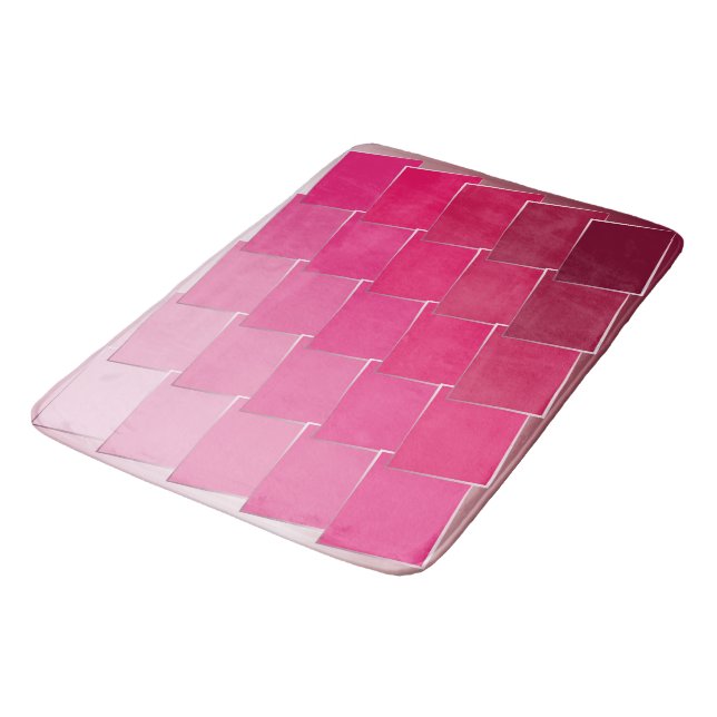 Fuchsia 11 badematte (Schrägansicht)