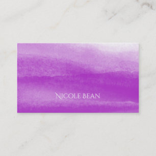 Fuchsia-Aquarell Moderne Eleganz Visitenkarte