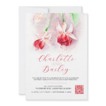 Fuchsia Aquarell Rosa Foto