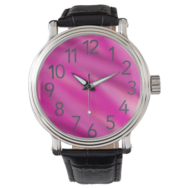 Fuchsia Buddy Watch Armbanduhr (Vorderseite)