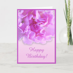 Fuchsia Carnation Card Karte