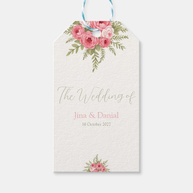 Fuchsia Dream Geschenkanhänger (Vorderseite)