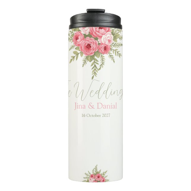 Fuchsia Dream Thermosbecher (Vorderseite)