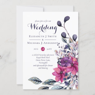 Fuchsia Dreams Hübsche Hochzeit im Herbst Herbst I