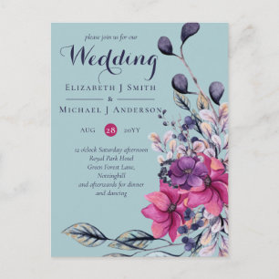 Fuchsia Dreams koordiniert das Spiel und das tiefe Postkarte