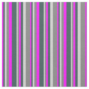 Fuchsia, Dunkelschiefer Grau, leichte Grau- und Gr Stoff