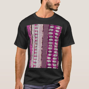Fuchsia Ethnische Grenze Abstract T-Shirt