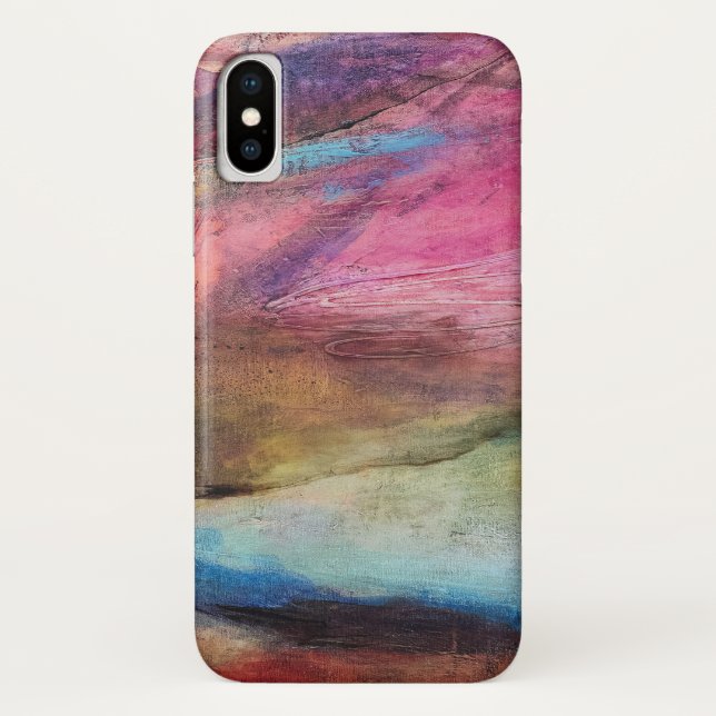 Fuchsia Expression Case-Mate iPhone Hülle (Rückseite)