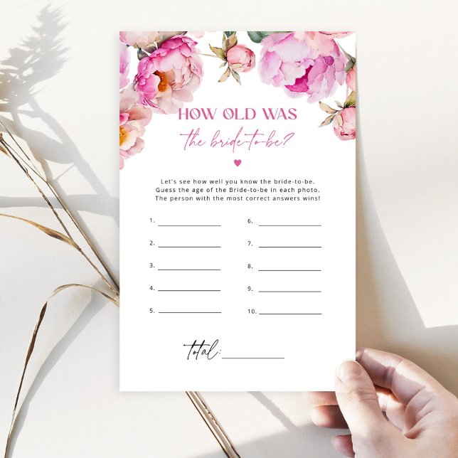 Fuchsia floral Wie alt war die Braut zu spielen (Von Creator hochgeladen)