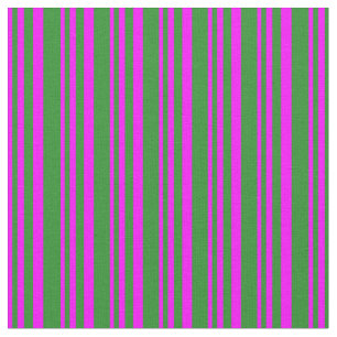 Fuchsia & Forest Green Striping/Linke Muster Stoff