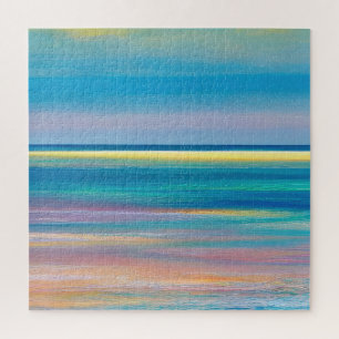 "Fuchsia Fusion" Abstrakte Seascape Puzzle