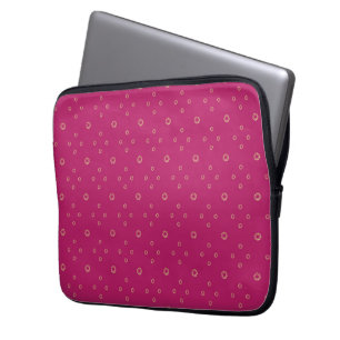 Fuchsia Golden Zinnia Sonne Laptopschutzhülle