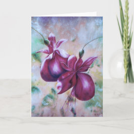 Fuchsia Greeting Card Karte