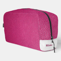 Fuchsia Imitats Toilettenbeutel