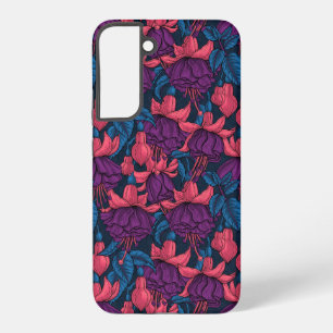 Fuchsia in Blau und Lila Samsung Galaxy Hülle