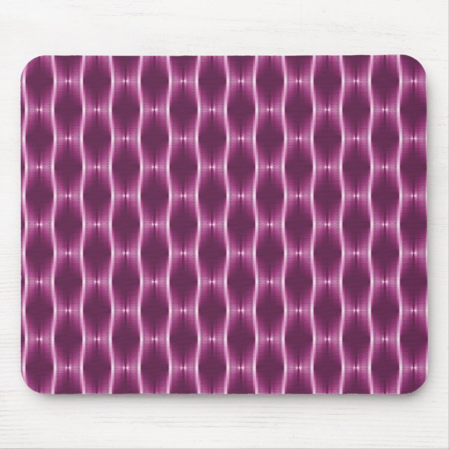Fuchsia Metallic Ribbons Mousepad (Vorne)