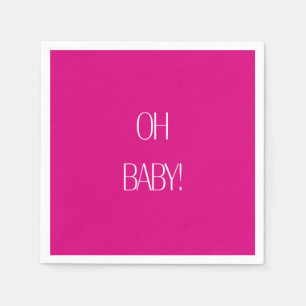 Fuchsia Oh Baby Duschpapier Napkin Serviette
