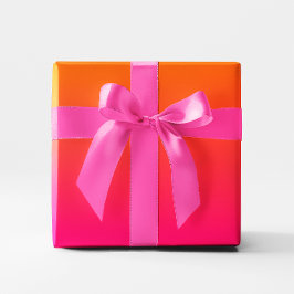 Fuchsia Orange Gradient Geschenkpapier