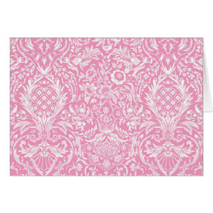Fuchsia Pink Ananas Viktorianischer Vintager Damas