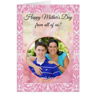 Fuchsia Pink Ananas Viktorianischer Vintager Damas