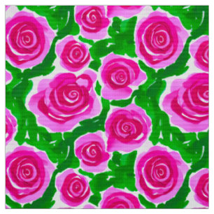 Fuchsia Pink Rose Stoff