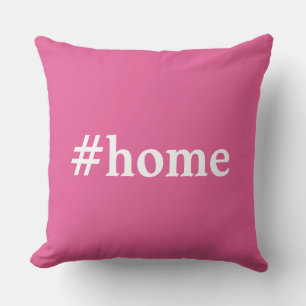 Fuchsia Pink und White #Zuhause Kissen