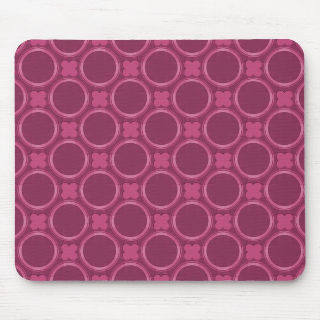 Fuchsia Quirky Charm Mousepad (Vorne)