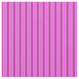 Fuchsia Rosa und Neonrosa Streifen Stoff