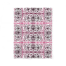 Fuchsia-Skrollenmuster