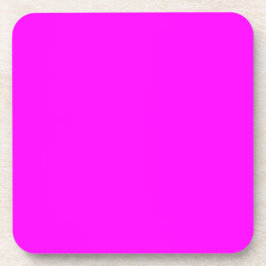 Fuchsia Solid Color | Klassisches Elegant Getränkeuntersetzer
