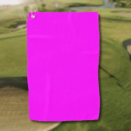 Fuchsia Solid Color | Klassisches Elegant Golfhandtuch