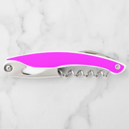 Fuchsia Solid Color | Klassisches Elegant Kellnermesser