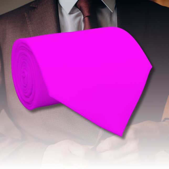 Fuchsia Solid Color | Klassisches Elegant Krawatte (Von Creator hochgeladen)