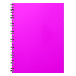 Fuchsia Solid Color | Klassisches Elegant Notizblock