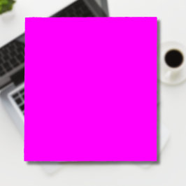 Fuchsia Solid Color | Klassisches Elegant Notizblock