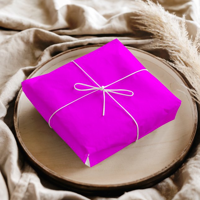 Fuchsia Solid Color | Klassisches Elegant Seidenpapier (Von Creator hochgeladen)