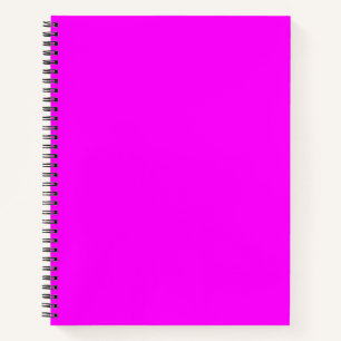 Fuchsia Solid Color Notizbuch
