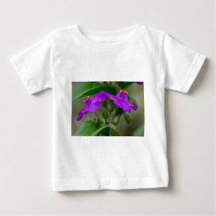 Fuchsia Spiderwort Twins Wildblume Geschenke Appar Baby T-shirt
