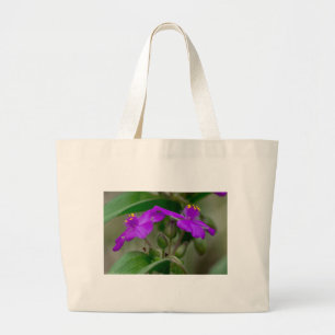 Fuchsia-Spinnkraut-Zwillinge Wildblumen-Geschenke Jumbo Stoffbeutel