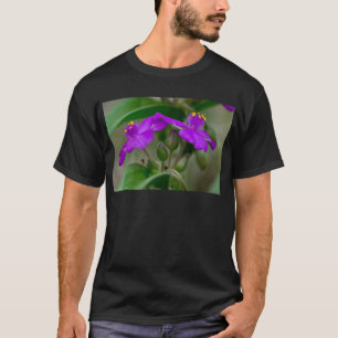 Fuchsia-Spinnkraut-Zwillinge Wildblumen-Geschenke T-Shirt