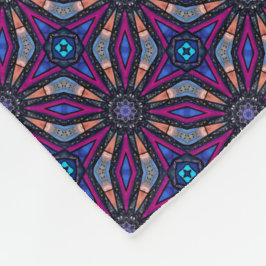 Fuchsia Stargazer Fleecedecke