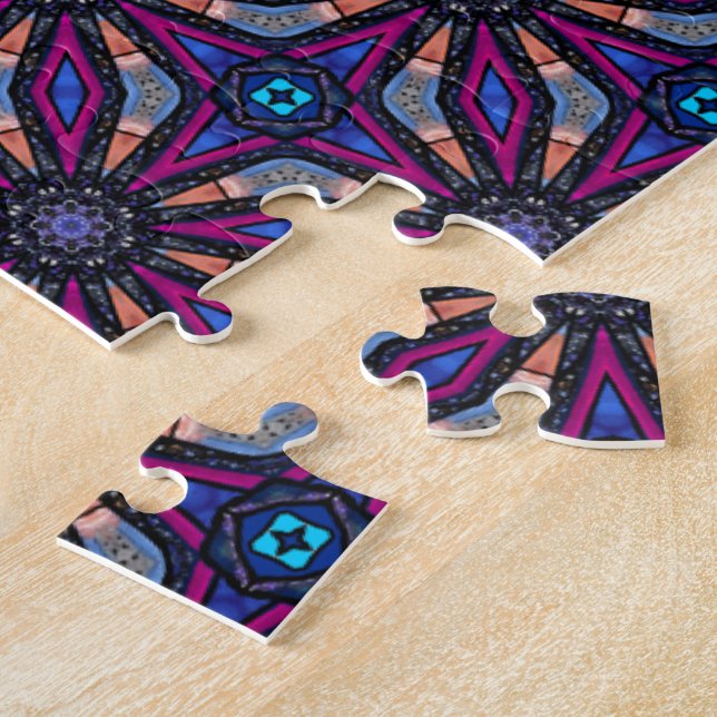Fuchsia Stargazer Unmöglich  Puzzle (Seite)