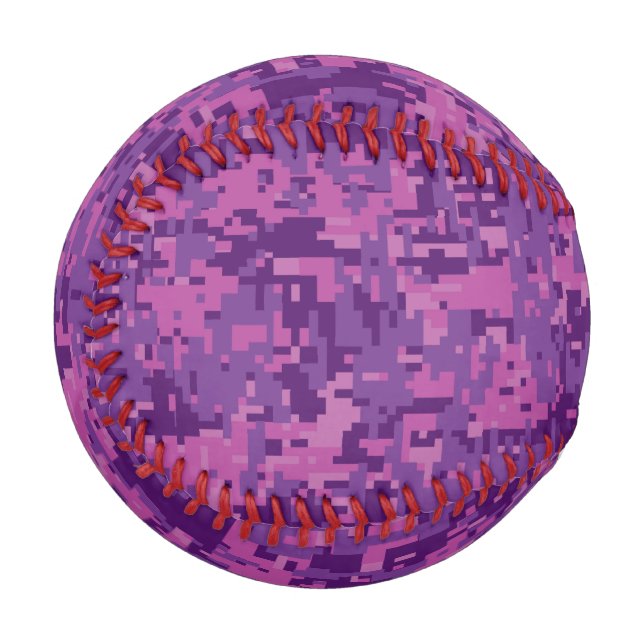 Fuchsia Storm Digital Camouflage Camouflage indivi Baseball (Vorderseite Links)