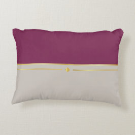 Fuchsia & Taupe Haven Dekokissen
