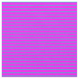 Fuchsia und dunkeltürkisfarbenes Muster Stoff