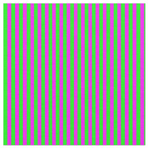 Fuchsia- und Limone Lines-Muster Stoff