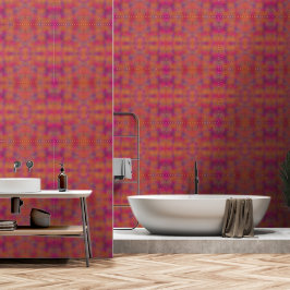 Fuchsia und orange Goldstaub Tapete